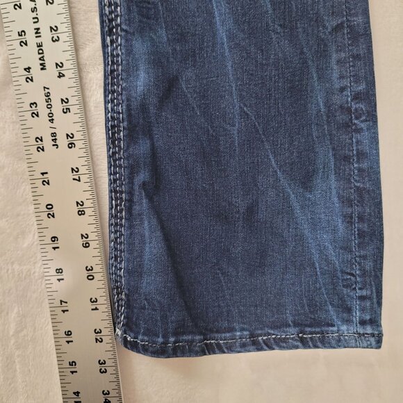 Rock Revival Loreen Women's Mid Rise Bootcut Dark Wash Jeans Size 25 - Picture 8 of 12
